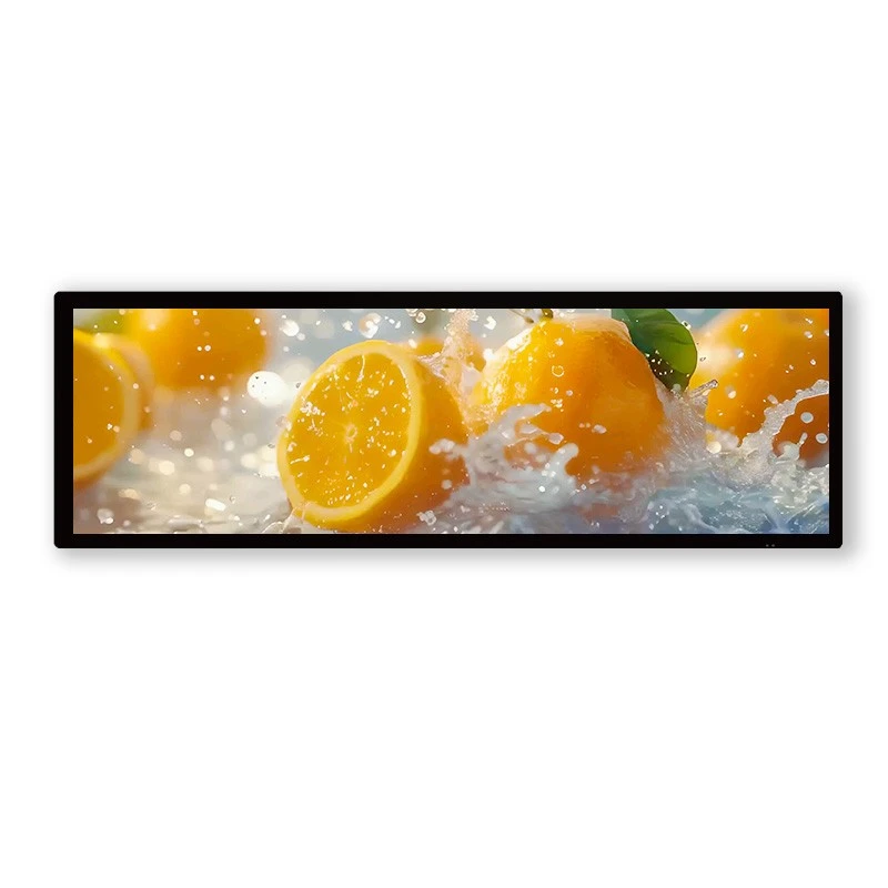 Sinalização digital com display de barra de 49,5 polegadas