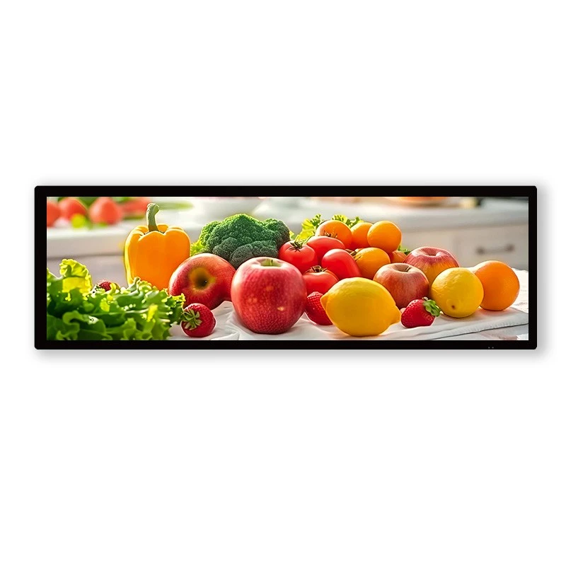 Fabricante de tela dupla face com display LCD de 36,8 polegadas