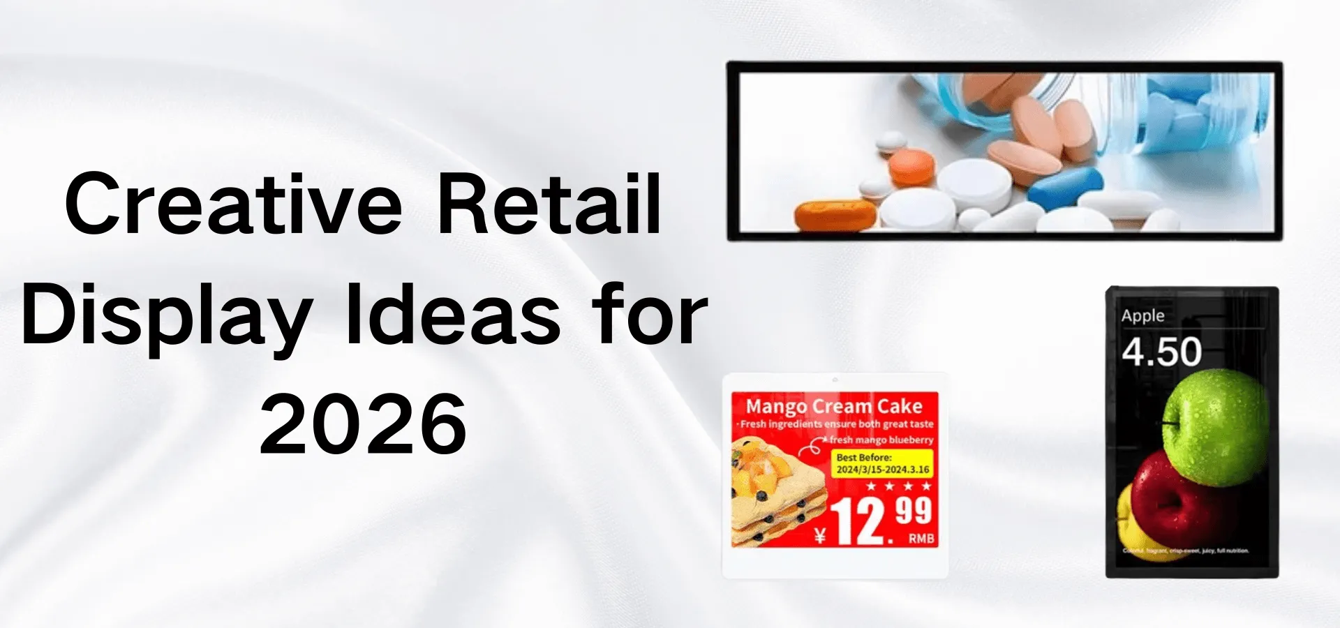 Idéias criativas para displays de varejo para 2026