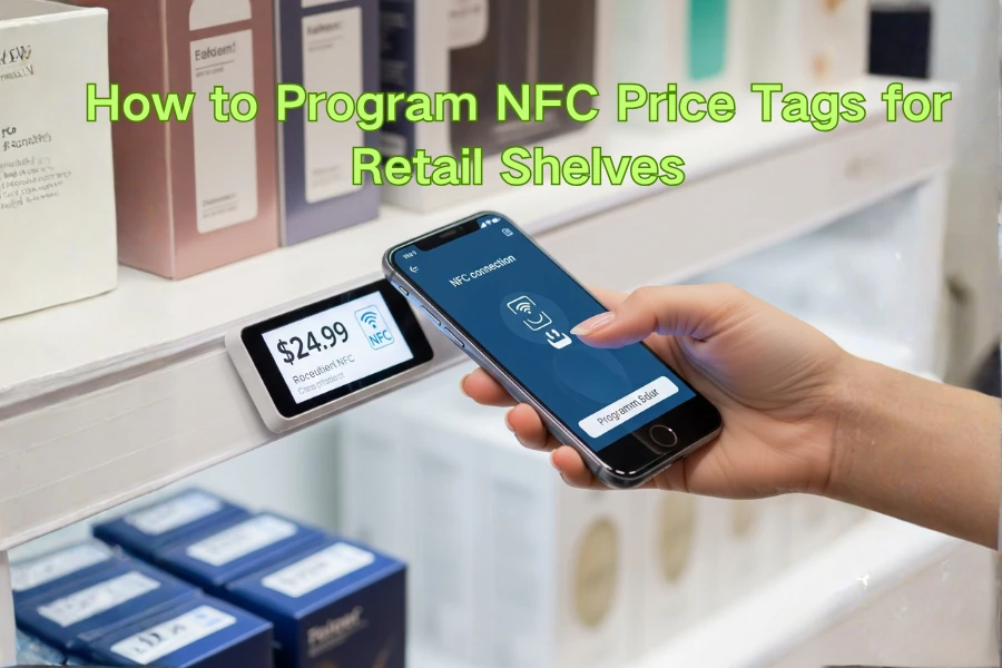 Como programar etiquetas de preço NFC para prateleiras de varejo