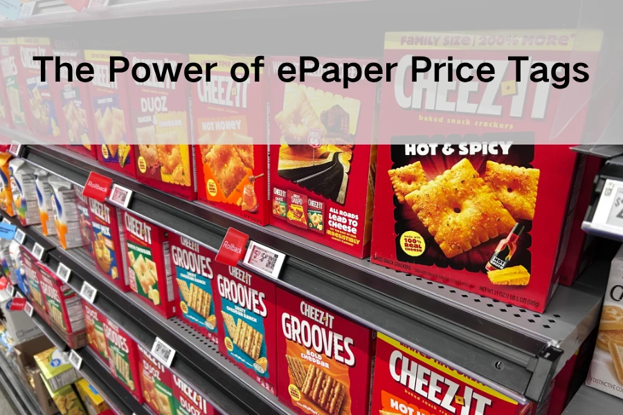 O poder das etiquetas de preço do ePaper