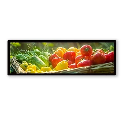 Fabricante de tela dupla face com display de barra LCD de 28 .6 polegadas